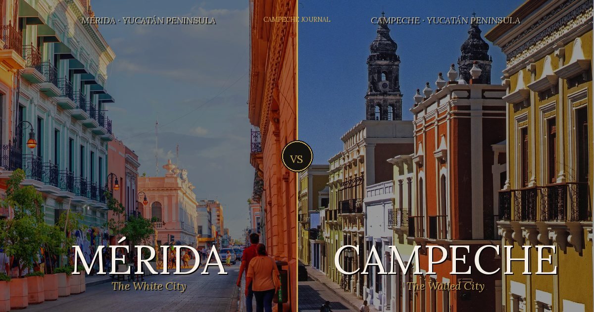 Mérida vs Campeche: ¿Cuál ciudad colonial deberías visitar?